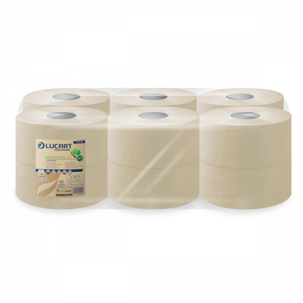 Toilettenpapier Jumbo EcoNatural 180, 2-lagig, 12 Ro. à 180m