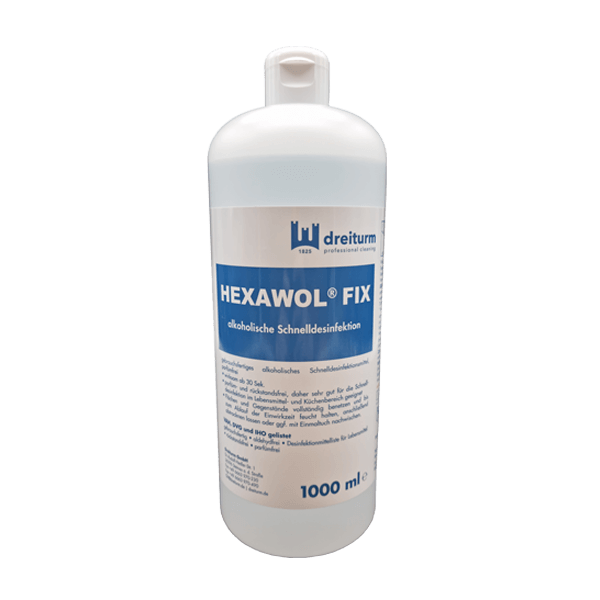 HEXAWOL® Fix 1l Keulenflasche, BauA-Nr.: N-67176, N-67177