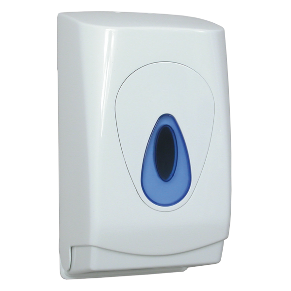 mline OS Toilettenpapierspender- Einzelblatt, weiß