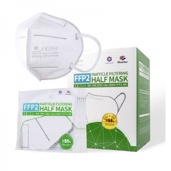 Atemschutzmaske FFP2 4-lg. ohne Ventil, EN149:2001+A1:2009