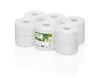 Toilettenpapier Jumbo Satino comfort 2-lagig hochweiß, 12 Ro. à 180m 