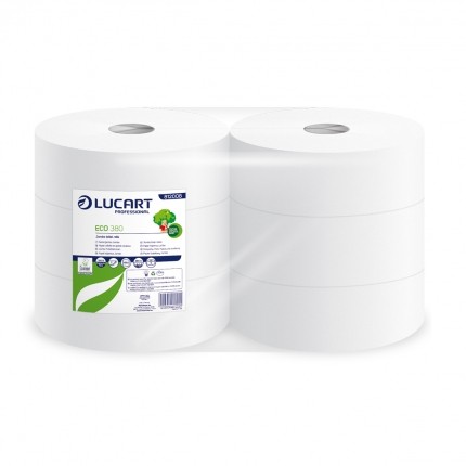Toilettenpapier Jumbo Eco 380, 2-lagig, 6 Ro. à 380m