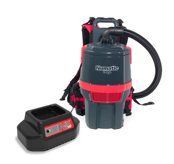 RSB150HNX/0 Batterie! Rucksacksauger graphit inkl. Zubehörset AA30E (Ø32mm) mit Ladegerät - ohne Bat