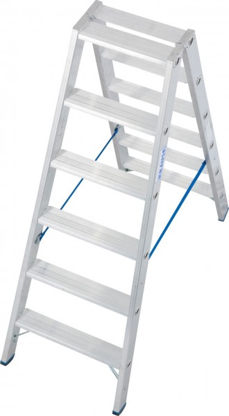 STABILO® Professional Stufen-DoppelLeiter 2x6 Stufen Alu