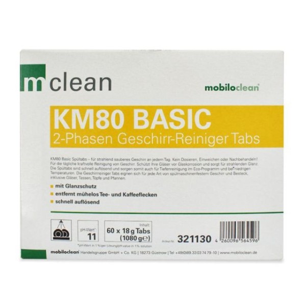mclean KM80 Basic 2-Phasen-Spültabs 60x18g