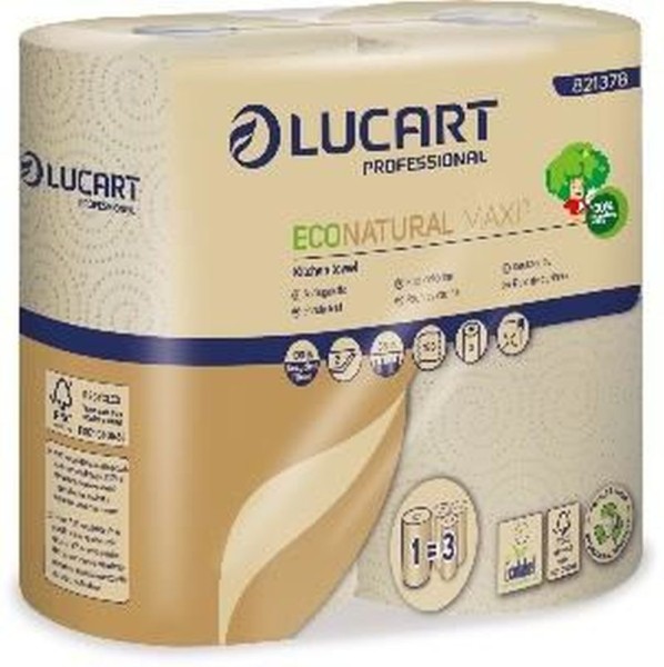 Küchenrolle EcoNatural MAXI 3, 2-lagig, 15x2 Ro. à 150 Blatt