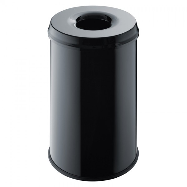 Sicherheits-Abfallbehälter mit Löschkopf 30 L schwarz