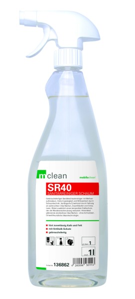 mclean SR40 Sanitärreiniger Schaum 1l