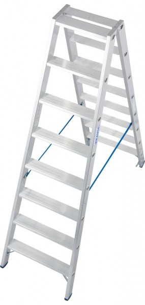STABILO® Professional Stufen-DoppelLeiter 2x8 Stufen Alu