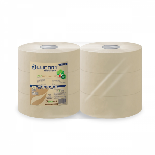 Toilettenpapier Jumbo EcoNatural 270, 2-lagig, 6 Ro. à 270m