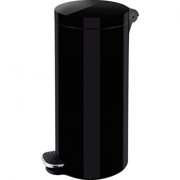 Silberionen-Tretabfallbehälter 30L schwarz