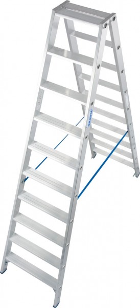 STABILO® Professional Stufen-DoppelLeiter 2x10 Stufen Alu